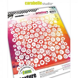 Carabelle Studio âart printing scribble circles printplaat