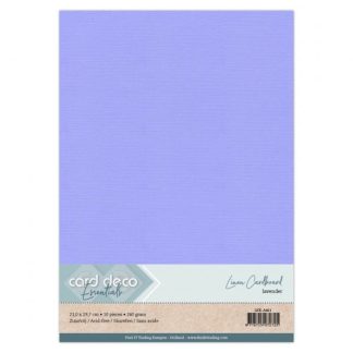Lavender A4 Linen Cardstock 10vellen