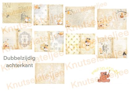 Gnomes bijtjes junk journal