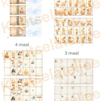 Gnomes bijtjes miniboekje 1 set 1