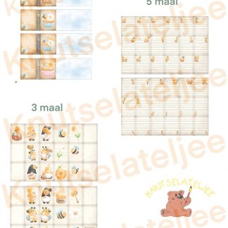 Gnomes bijtjes miniboekje 4 set 2