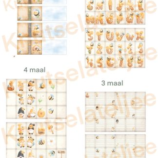 Gnomes bijtjes miniboekje 5 set 1