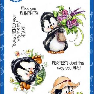 Penguin Gardener Clear Stamps