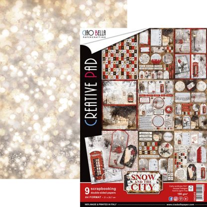 Snow and the City Double-Sided Creative Pad A4 9/Pkg