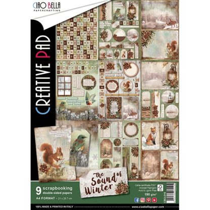 Sound of Winter Double-Sided Creative Pad A4 9/Pkg