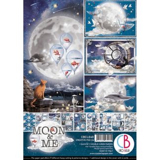 Moon & Me Double-Sided Creative Pad A4 9/Pkg
