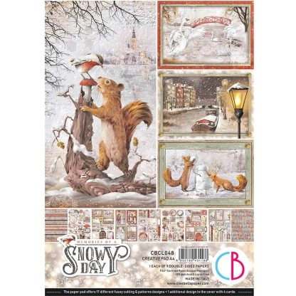 Memories of a Snowy Day Creative Pad A4 9/Pkg