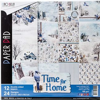 Time for Home Double-Sided Paper Pad 30.5x30.5cm 12/Pkg