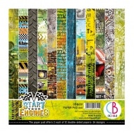 Start your Engines Double-Sided Paper Pad 6""x6"" 24/Pkg