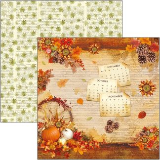 The Sound of Autumn Double-Sided Paper Sheet 12""x12""