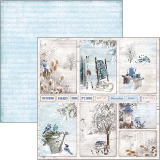Winter Cards Double-Sided Paper Sheet 30.5x30.5cm