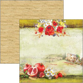 Tuscan Dream Double-Sided Paper Sheet 12""x12""