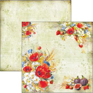 Wildflower Double-Sided Paper Sheet 12""x12""