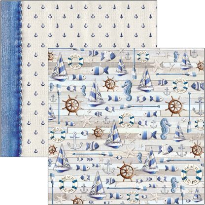 Coastal Living Double-Sided Paper Sheet 12""x12""