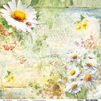 Daisies Double-Sided Paper Sheet 30.5*30.5cm