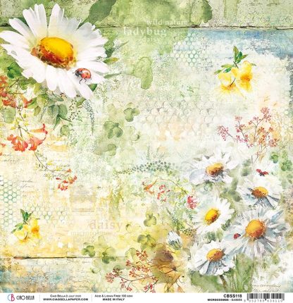 Daisies Double-Sided Paper Sheet 30.5*30.5cm