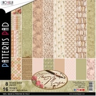 The Muse Double-Sided Patterns Pad 12""x12"" 8/Pkg