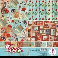 Tango Double-Sided Patterns Pad 12""x12"" 8/Pkg
