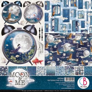 Moon & Me Double-Sided Patterns Pad 30.5x30.5cm 8/Pkg