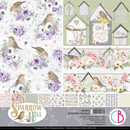 Sparrow Hill Patterns Pad 30,5x30,5cm 8/Pkg