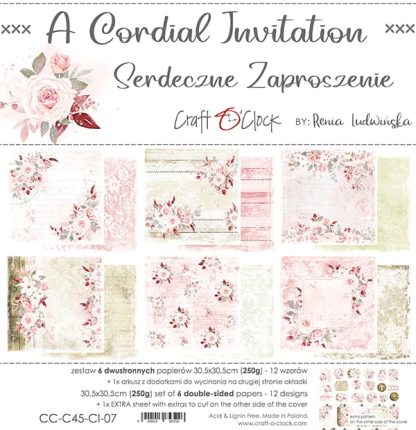 A CORDIAL INVITATION 30,5x30,5cm