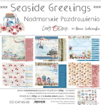 SEASIDE GREETINGS 30,5x30,5cm