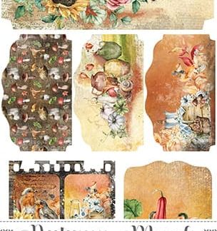 AUTUMN MOODS - JUNK JOURNAL - extra sets