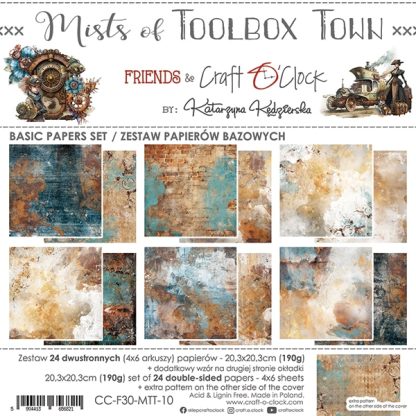 MISTSOF TOOLBOX TOWN -basispapier 20,3x20,3cm