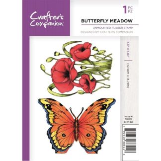 RubberStamp Butterfly Meadow