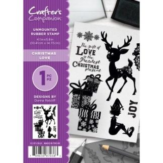 A6 Rubber Stamp - Christmas Love
