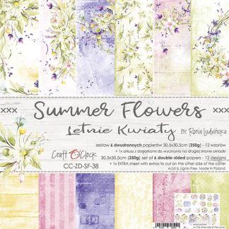 SUMMER FLOWERS 30,5x30,5 6blz dubbel