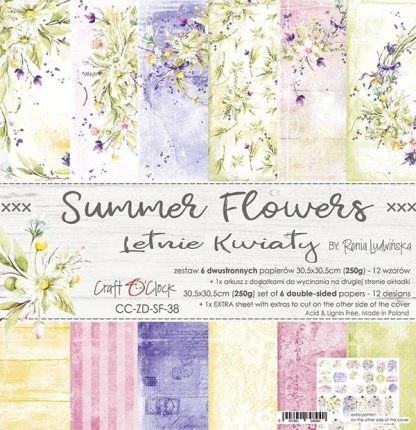 SUMMER FLOWERS 30,5x30,5 6blz dubbel