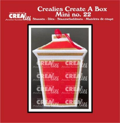 Crealies Create A Box Mini no. 22 Lantaarn no. 22