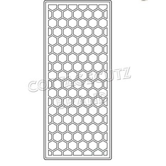 Scrapping Cottage Honeycomb Background Slimline