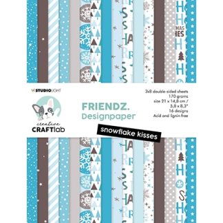 CCL Paperpad Snowflake kisses Friendz nr.79