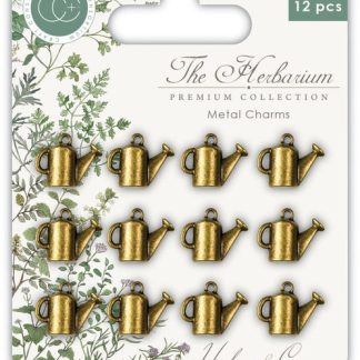 Craft Consortium The Herbarium Watering Can Metal Charms