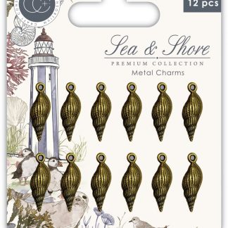 Craft Consortium Sea & Shore Shells Metal Charms