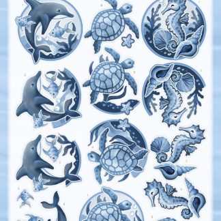 3D Cutting Sheets - Yvonne Creations - Blue Ocean