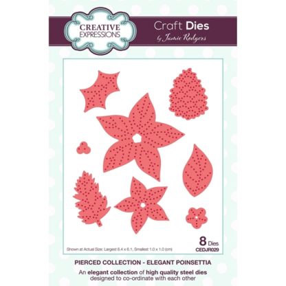 Creative Expressions  Craft Die Elegant Poinsettia