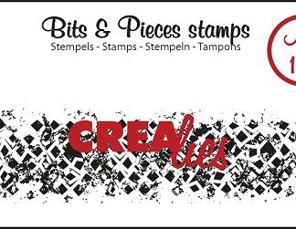 Bits & Pieces stempel no. 167, Onregelmatige grunge vierkanten