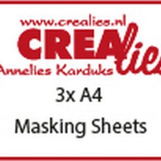 Crealies Basis Masking Sheets 3x A4