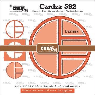 Cardzz stansen no. 592, Frame & Inlay Larissa