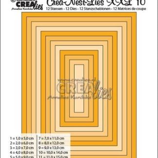 Crealies Crea-nest-dies XXL no. 10 stans rechthoek basis