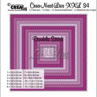 Crealies Double Stitch Square