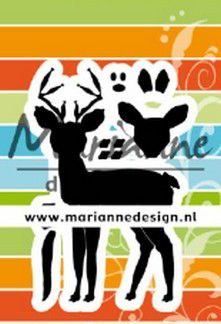 Marianne D Craftable hert by Marleen