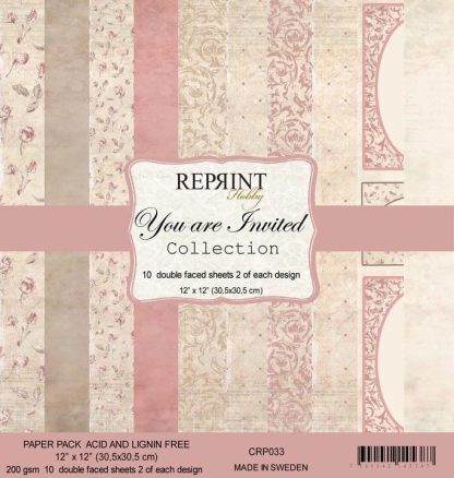 Reprint You Are Invited Collection 30.5*30.5cm paperpack
