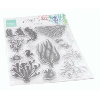 Marianne D Clear Stamps Colorfull Silhouette - Koraal