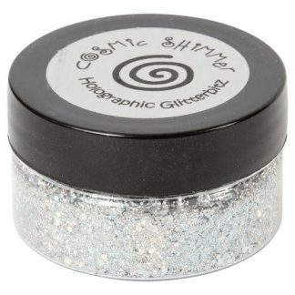 Cosmic Shimmer Glitterbitz Holographic Silver Gems 25ml