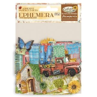 Stamperia Sunflower Art Ephemera Elemens and Sunflowers (36pcs)