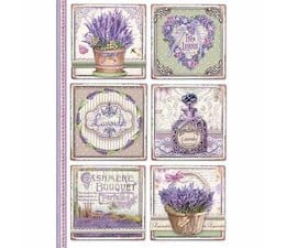 Stamperia Rice Paper A4 Provence Cards